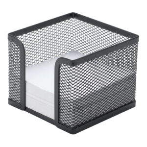 Zettelbox Metalldraht - schwarz