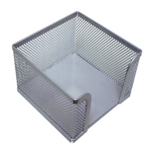 Zettelbox Metalldraht - silber