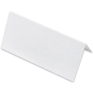 Tischkarte Paperado - 10 x 10 cm, 250 g/qm, marble white metallic