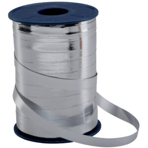 Ringelband - 10 mm x 250 m, metallic-silber