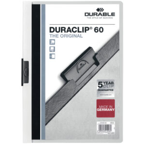 Klemm-Mappe DURACLIP® 60 - A4, weiß