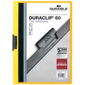 Klemm-Mappe DURACLIP® 60 - A4, gelb