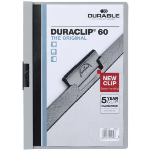 Klemm-Mappe DURACLIP® 60 - A4, grau