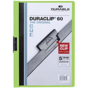 Klemm-Mappe DURACLIP® 60 - A4, grün