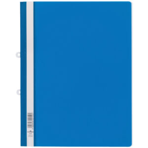 Sichthefter mit Abheftschieber - Hartfolie, 0,16 mm, A4 überbreit, blau