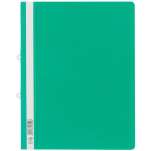 Sichthefter mit Abheftschieber - Hartfolie, 0,16 mm, A4 überbreit, grün