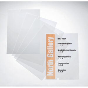 EDV-beschriftbare Folie CRYSTAL SIGN refill, 210x297mm