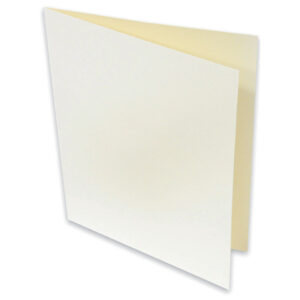 Briefkarte Paperado - A6, 250 g/qm, doppelt, hoch, candle light metallic