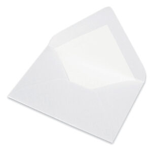 Briefhülle Paperado - B6, 120 g/qm, marble white metallic