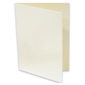 Briefkarte Paperado - A6, 250 g/qm, doppelt, hoch, planliegend, candle light metallic