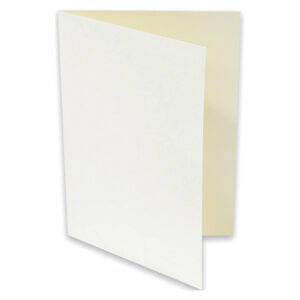 Briefkarte Paperado - B6, 250 g/qm, doppelt, hoch, planliegend, candle light metallic