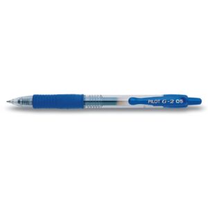 Gelschreiber G2-5, gummierte Griffzone, dokumentenecht, 0.5mm (F), blau