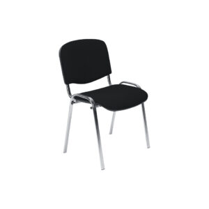 Besucherstuhl ISO CR - ohne Armlehnen, schwarz