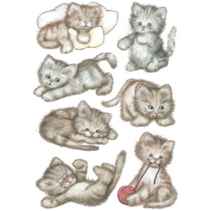 3477 Sticker DECOR Drolliges Kätzchen