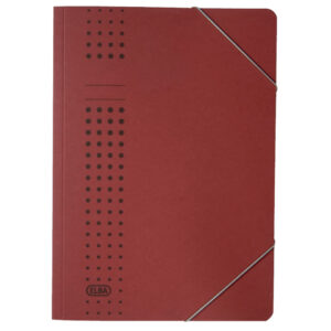 Eckspanner chic A4, für ca. 150 DIN A4-Blätter, mit Eckspannergummi, aus 320 g/m² Karton (RC), bordeaux
