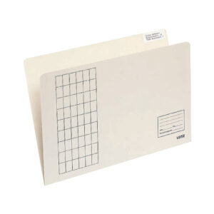 2433 Einstellmappe einfach, vertikal, Gitterdruck, Kraftkarton, chamois