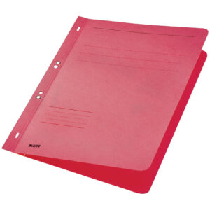 3742 Ösenhefter, 1/1 Vorderdeckel, A4, kfm.- oder Amtsheftung, Manilakarton, rot