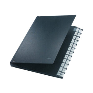 5924 Pultordner A-Z - 24 Fächer, PP, schwarz