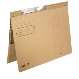 2112 Pendelhefter Combi mit Tasche - kfm. Heftung, Natronkarton (RC), naturbraun