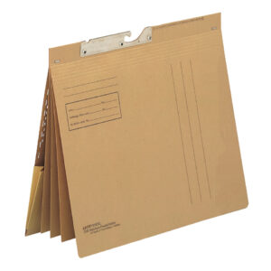 2183 Pendel-Mehrfachhefter Combi - vier kfm. Heftungen, Natronkarton (RC), naturbraun