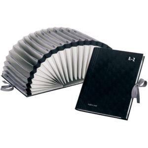 Vorordner - A-Z, deutsches Alphabet, schwarz