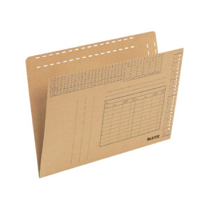 2430 Einstellmappe vertikal, Natronkarton, naturbraun