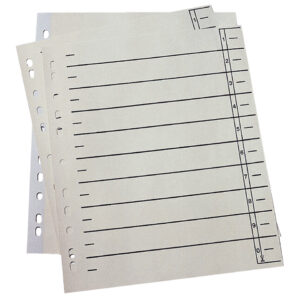 Trennblätter - A4 Überbreite, 230 g/qm Karton, chamois, 100 Stück