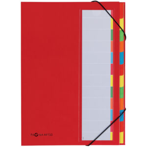 Deskorganizer - 12 Fächern, rot