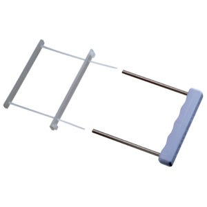6078 Abheftbügel, mit Deckschiene, Kunststoff, 50 Stück, farblos