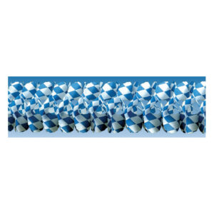 Girlande Bayern - weiß/blaue Rauten, 4 m