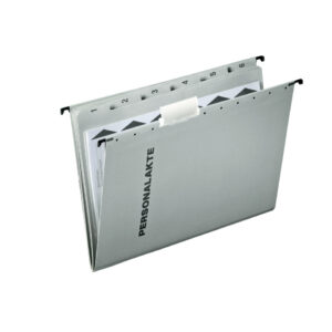 30041 Hängemappe Personalakte - DIN A4, Karton, 5fach-Register, grau