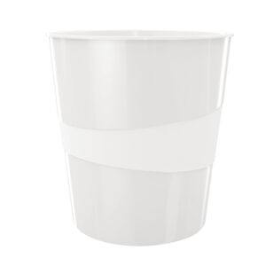 5278 Papierkorb WOW - 15l, Polystyren, perlweiß