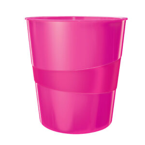 5278 Papierkorb WOW - 15l, Polystyren, pink metallic