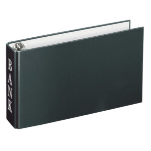 Bankordner BANK - A6, 2-D-Ring-Mechanik 30 mm, schwarz