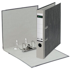 1050 Ordner Pappe A4 Wolkenmarmor, 52 mm, grau