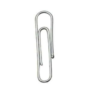 Büroklammern mit Kugelenden - 24 mm glatt, verzinkt, 1.000 Stück