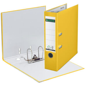 1010 Ordner Plastik - A4, 80 mm, gelb