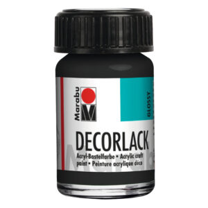 Decorlack Acryl - Schwarz 073, 15 ml
