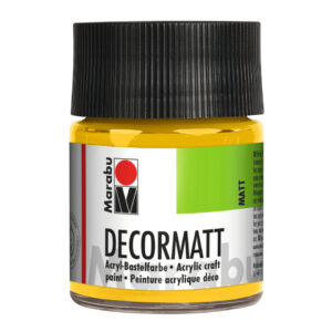 Decormatt Acryl - Mittelgelb 021, 50 ml