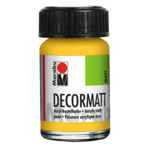 Decormatt Acryl - Mittelgelb 021, 15 ml