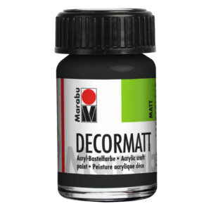 Decormatt Acryl - Schwarz 073, 15 ml
