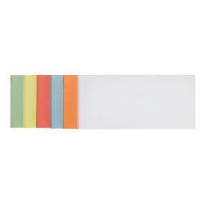 Moderationskarte - Rechteck, 205 x 95 mm, sortiert, 250 Stück