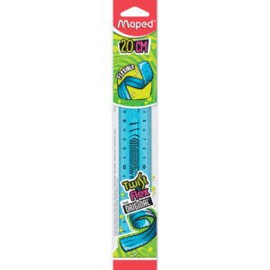 Lineal Twist'n Flex - 20 cm, sortiert, Kunststoff-Etui
