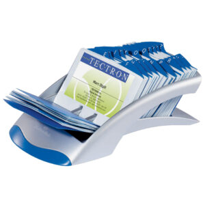 Visitenkartenkartei VISIFIX® DESK VEGAS, metallic silber