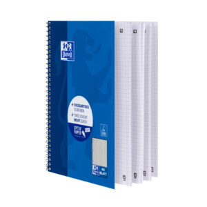 Collegeblock - Schule, Optik Paper 90 g/qm, A5, kariert/Rand, 80Blatt