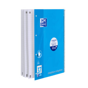 Collegeblock Lin.37 - A4+, 80 Blatt, 90 g/qm, 4-fach Lochung