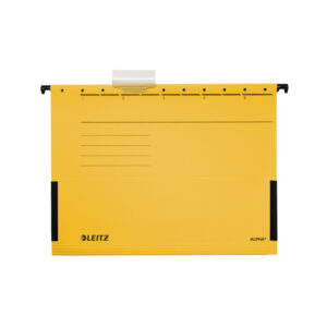 1986 Hängetasche ALPHA® - seitlich mit Fröschen, Pendarec-Karton, gelb