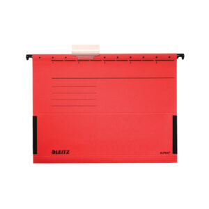 1986 Hängetasche ALPHA® - seitlich mit Fröschen, Pendarec-Karton, rot