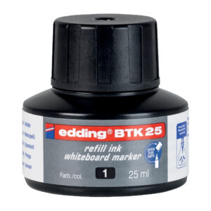 BTK 25 Nachfülltusche - für Boardmarker, 25 ml, schwarz