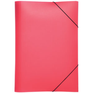 Gummizugmappe Lucy Basic - A3, rot, PP, 3 Einschlagklappen